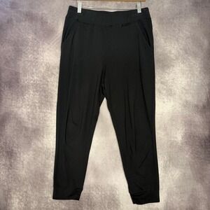 Varley Jogger Pants Womens Medium Black Siena Fluid Stretch Jersey‎ Athletic